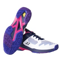 Yonex Tennis Shoes Sonicage 2 Clay/Sand Court White/Navy Blue Women